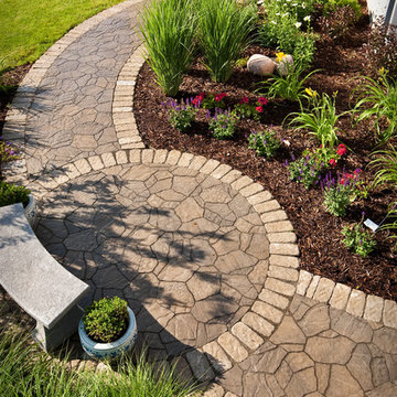 Traditional Paver Front Walkway - Germantown, WI