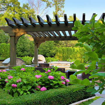 Glencoe French Chateau - Formal Pool and Landscape