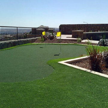 Global Syn-Turf artificial grass installation in El Paso, TX