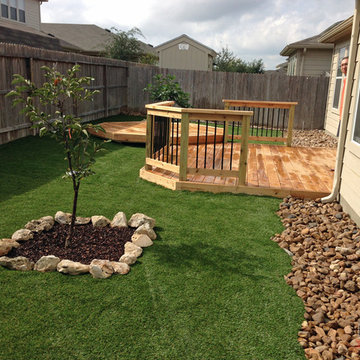 Global Syn-Turf artificial grass installation in San Antonio, TX