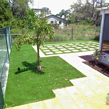 Global Syn-Turf artificial grass installation in Tallahassee, FL
