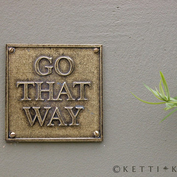 'Go That Way' Plaque by Ketti Kupper