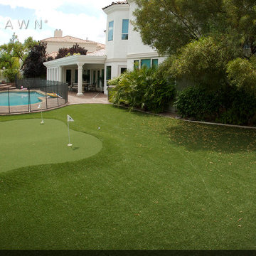 Golf and Putting Greens with Artificial Grass