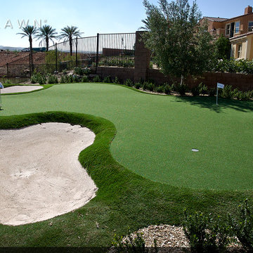 Golf and Putting Greens with Artificial Grass