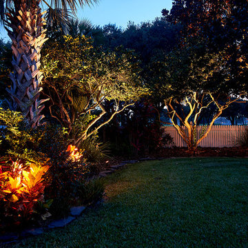 Golf Course Backyard Beauty - Landscape Lighting Installation