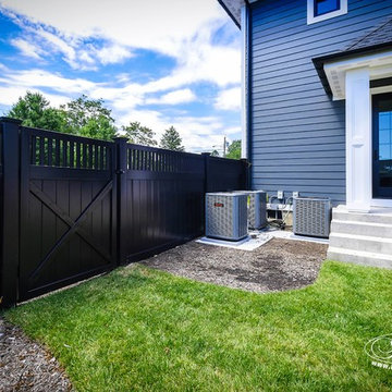 Gorgeous Black PVC Vinyl Privacy Fence Panels from Illusions Vinyl Fence