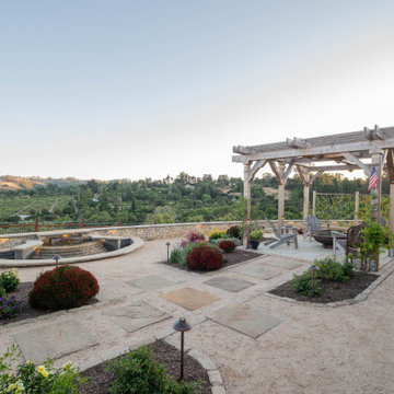 Gorgeous Outdoor Water Feature & Pergola