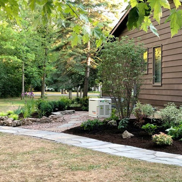 Grand Island Side Yard Planting After Photo