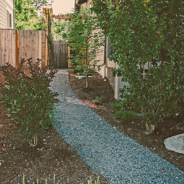 Gravel Path to Wooden Gate