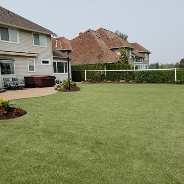 Great Curb Appeal + Backyard Synthetic Grass