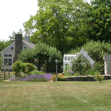 greenhouse and cutting garden