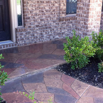 Hand-Crafted Flagstone Walkway and Porch in Multiple Colors