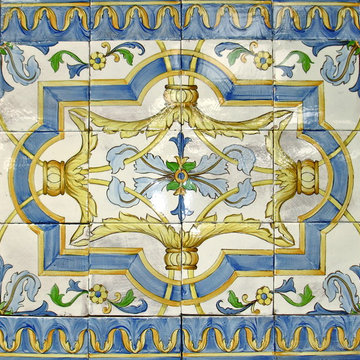 Hand painted Tile  / Tile Visions