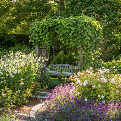 This is an example of a coastal landscaping in Portland Maine.