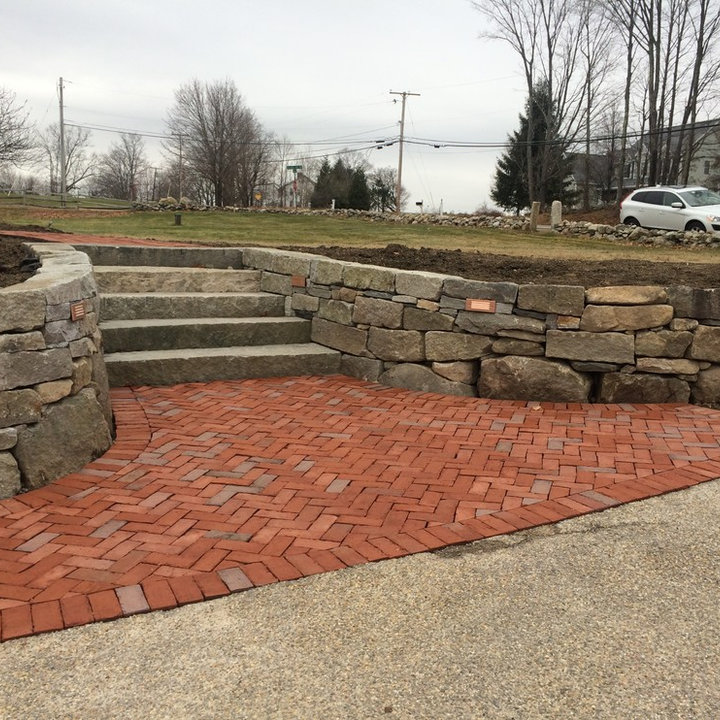 Herringbone Pattern Brick Walkway Photos & Ideas Houzz