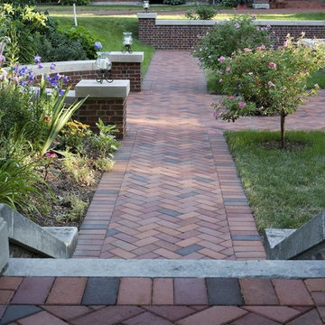 Herringbone Brick Walkways – Historic Reflections