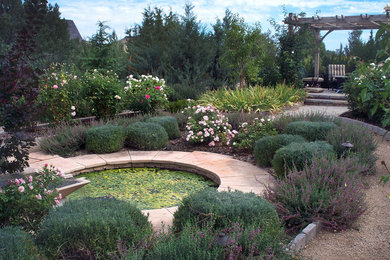 This is an example of a formal garden in Phoenix.