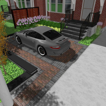 High Park North Front Yard Parking Pad
