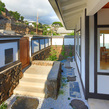 Hillside House with Japanese Influences