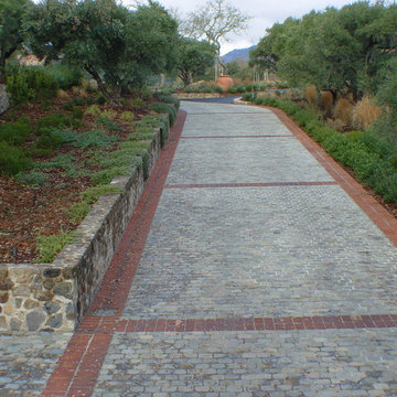 Historic Sidewalk Cobble Driveway, Napa CA
