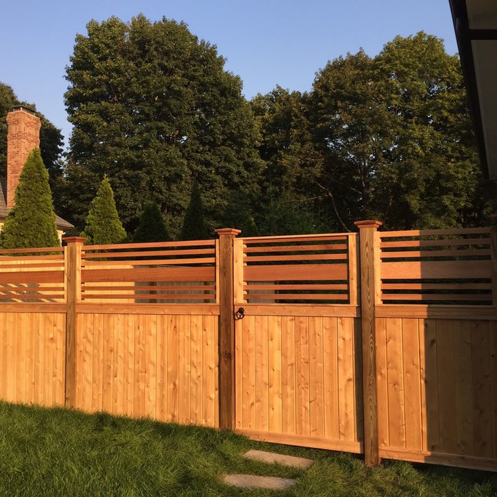 Horizontal Cedar Fence Photos & Ideas Houzz