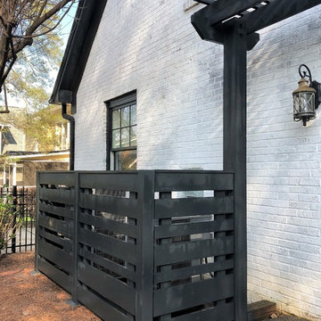 Horizontal Fence, Arbor, HVAC Screen