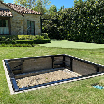 In Ground Trampoline Installation - Dallas, Texas