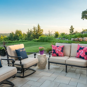 Inlaid Paver Patio | Minnesota River Overlook