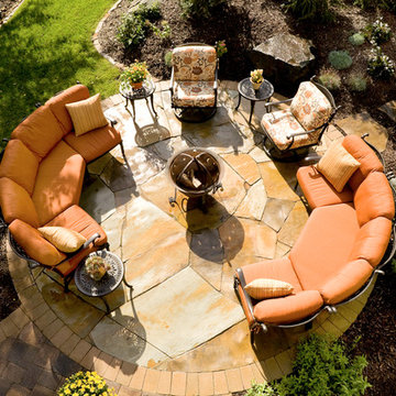 Inviting Patio with fire feature