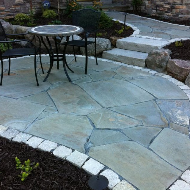 Flagstone Sitting Area - Photos & Ideas | Houzz