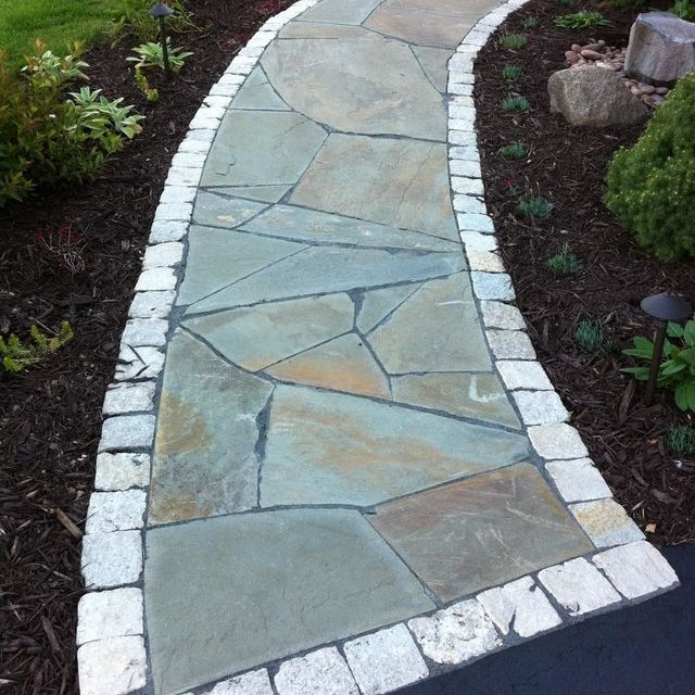 Flagstone Sitting Area - Photos & Ideas | Houzz