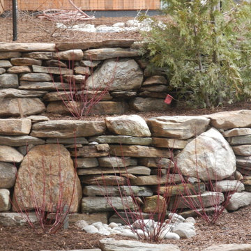 Irregular Stone Retaining Walls