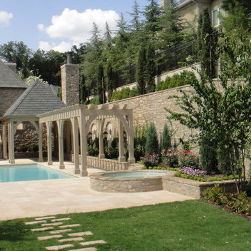 italianate pool and terracing