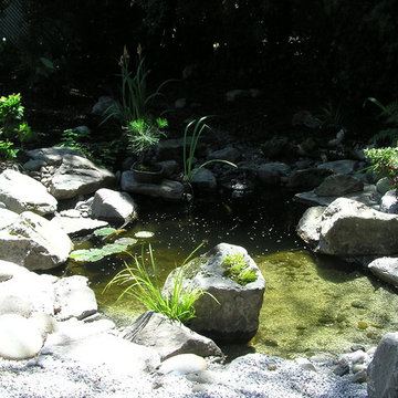 Japanese water feature pond