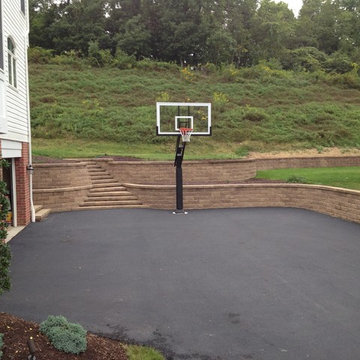 Jason B's Pro Dunk Platinum Basketball System on a 30x50 in Sewickley, PA
