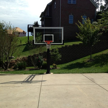 JB M's Pro Dunk Platinum Basketball System on a 40x30 in Hurricane, WV