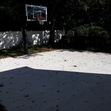 John G's Pro Dunk Gold Basketball System on a 26x24 in Glenside, PA