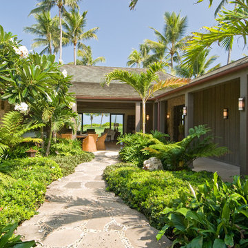 Kailua Oceanfront Courtyard Residence