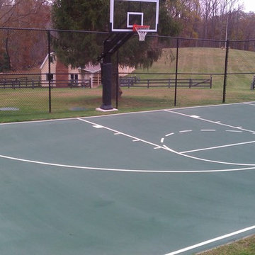 Kirk K's Pro Dunk Diamond Basketball System on a 50x30 in Gaithersberg, MD