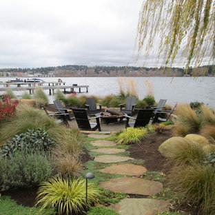 This is an example of a large coastal landscaping in Seattle.