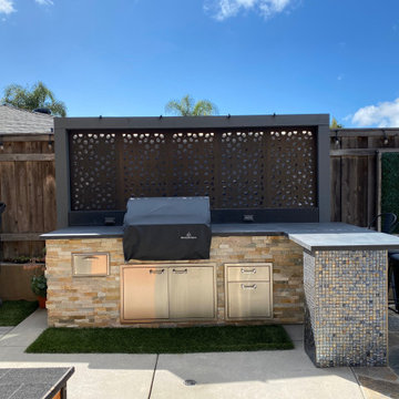 Kitchen island Front View