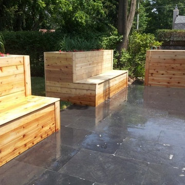 Knotty Western Red Cedar Planter boxes!