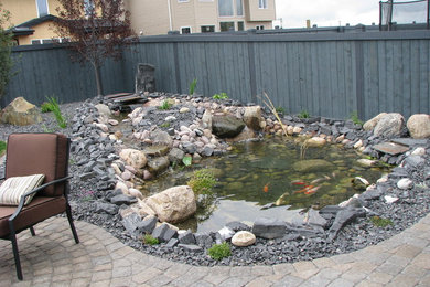 This is an example of a traditional landscaping in Calgary.
