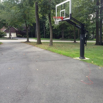 Kristen F's Pro Dunk Platinum Basketball System on a 50x30 in Randolph, NJ