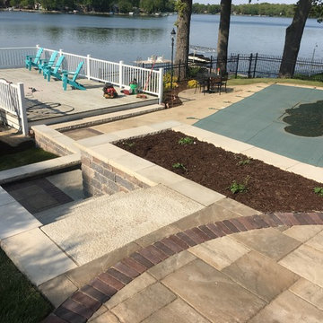Lake Front Landscape Renovation Before and After