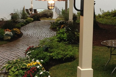 Inspiration for a traditional landscaping in Portland Maine.