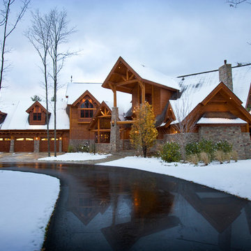 Lakefront Log Cabin