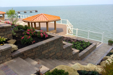 Lakefront Resort Inspired Pool, Patio and Suspended Deck