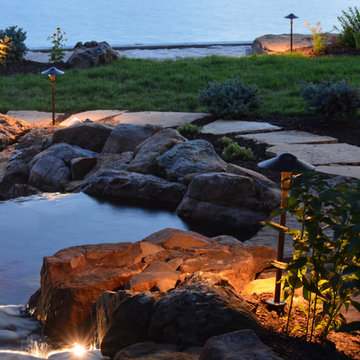 Lakeside Entertainment Space, Water Feature, and Catwalk