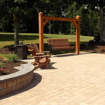 Lakeside Patio with Fire Feature